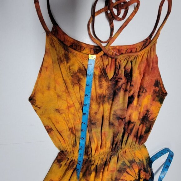 TIE Dye Spaghetti Strap Maxi One Size - Picture 9 of 13